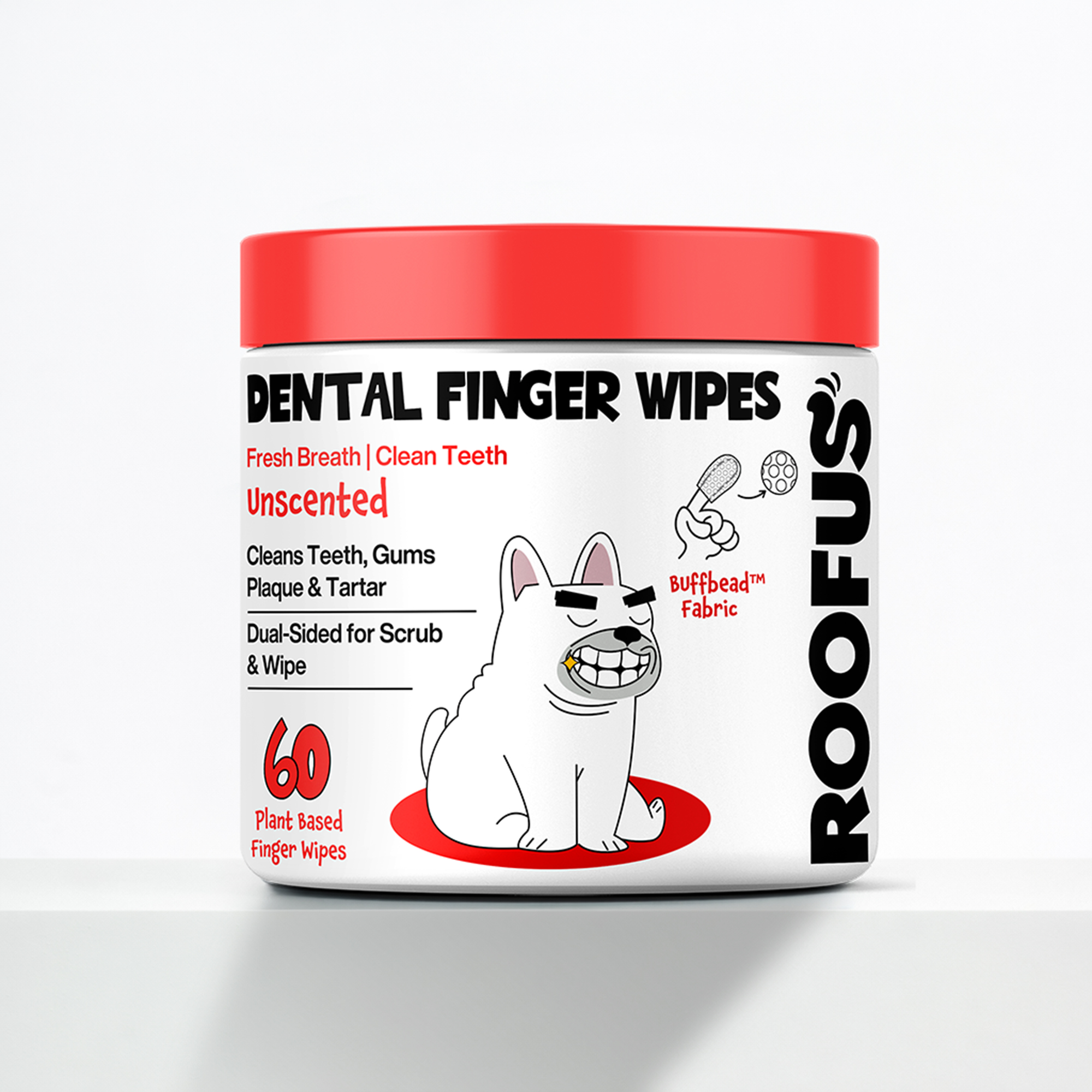 Dental Finger Wipes - Unscented — front